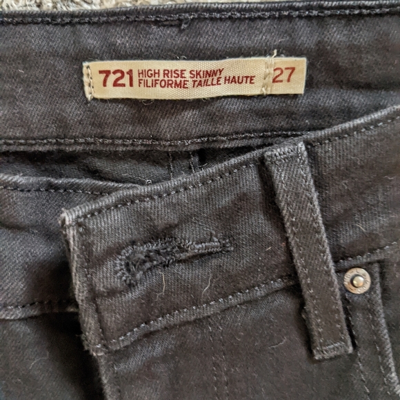 Levi's 721 high rise skinny jeans - Picture 3 of 3